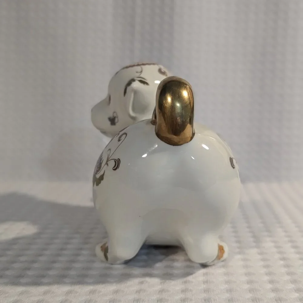 Franklim Mint "The Imperial Puppy of Satsuma" Hand Painted Fine Porcelain 1987 - Picture 7 of 11